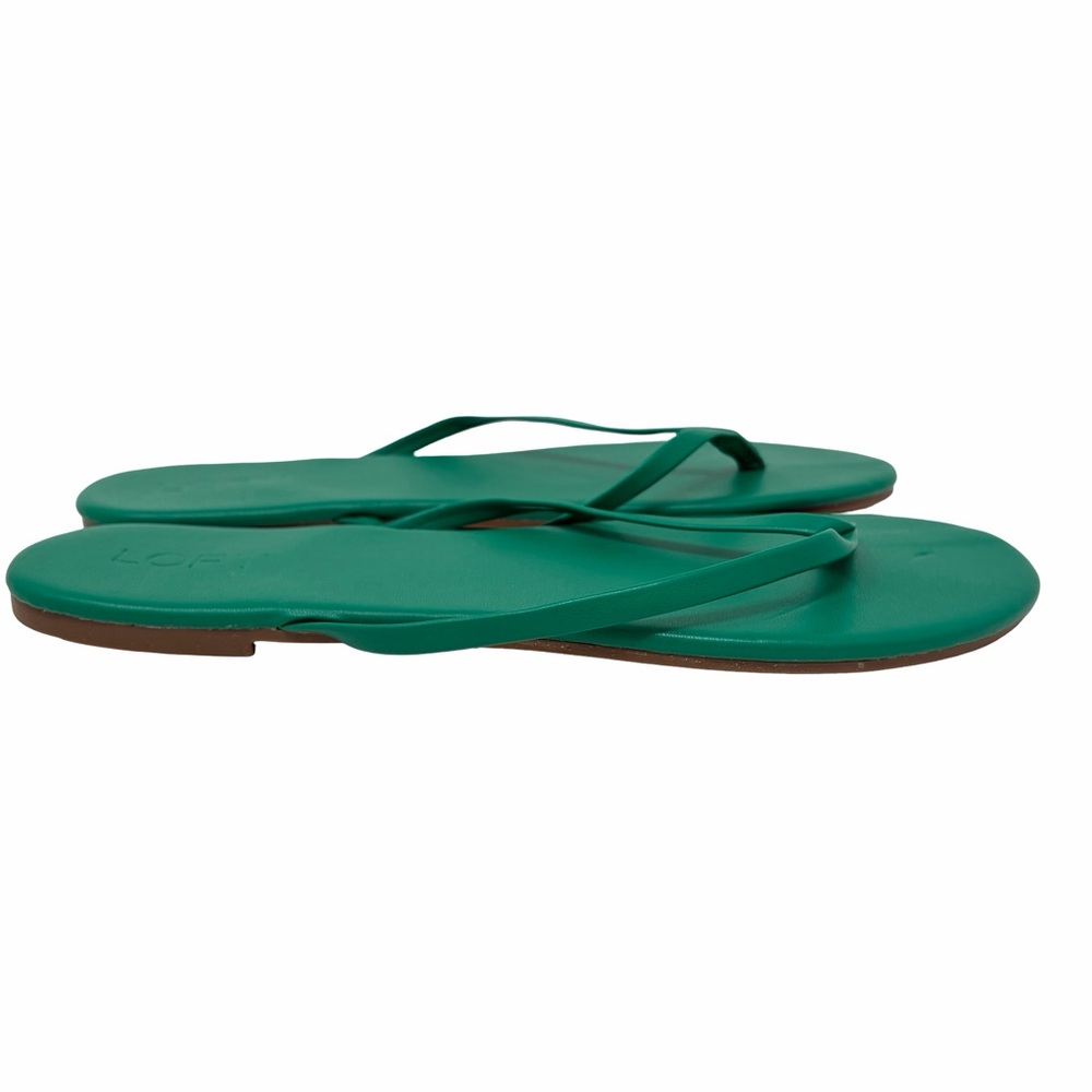 LOFT Modern Flip Flops in Juicy Lime, Size 10M NWOT - Picture 6 of 9